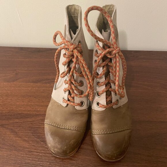 Sorel Lace Up Wedge Boot - Picture 4 of 6